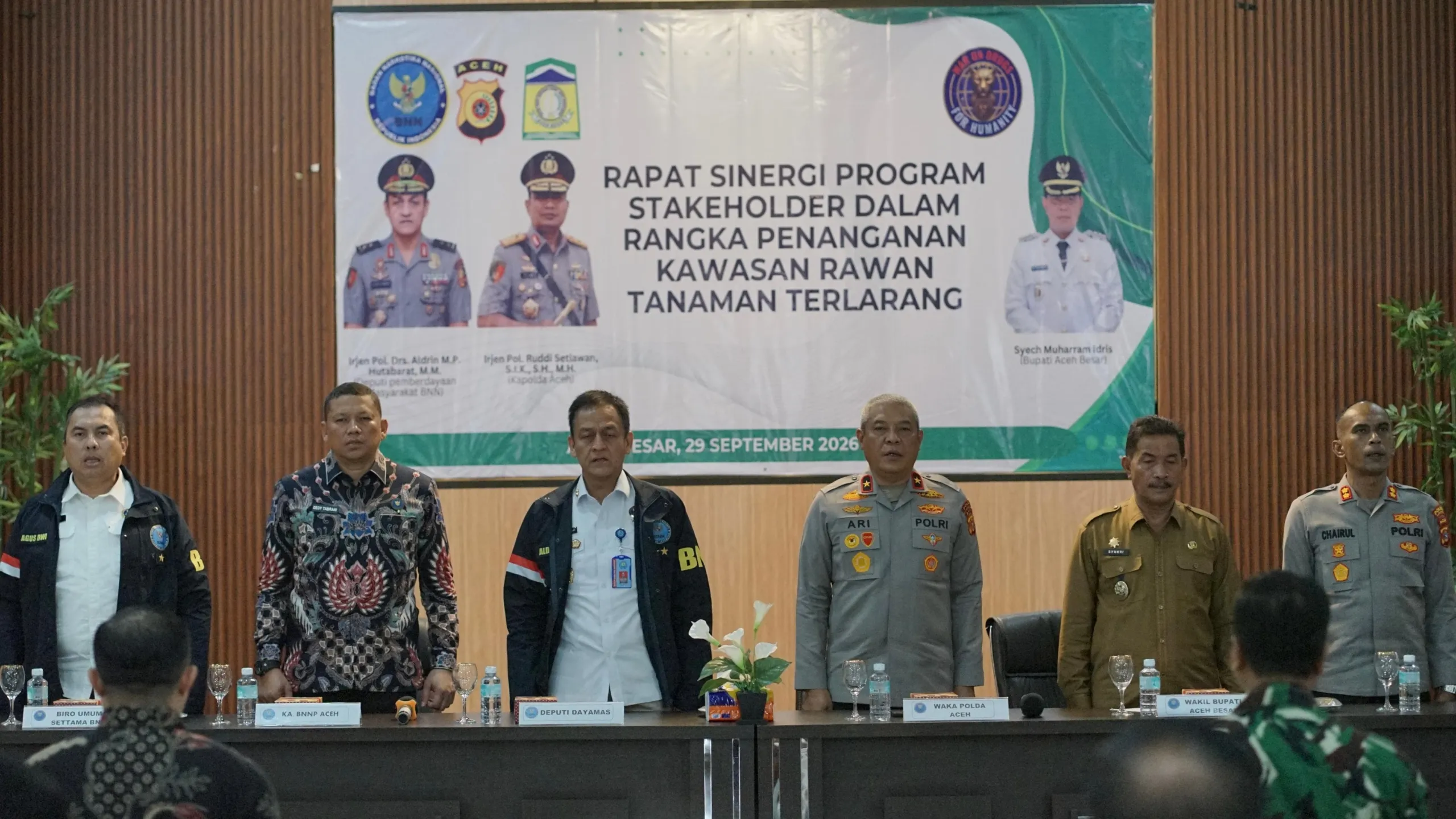Polda Aceh Siap Bersinergi Agar Kawasan Rawan Tanaman Terlarang Jadi Lahan Produktif