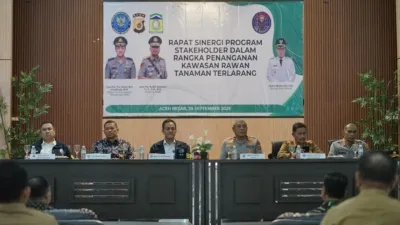 Polda Aceh Siap Bersinergi Agar Kawasan Rawan Tanaman Terlarang Jadi Lahan Produktif