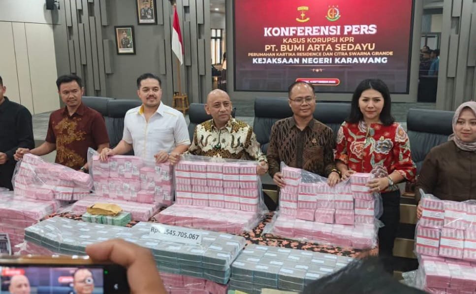 Rp237 Miliar Melayang! Dugaan Korupsi KPR Fiktif BTN ke PT BAS, Kejari Karawang Sita Rp42,5 Miliar
