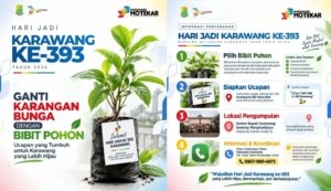 HUT Karawang ke-393, Pemkab Minta Karangan Bunga Diganti Bibit Pohon