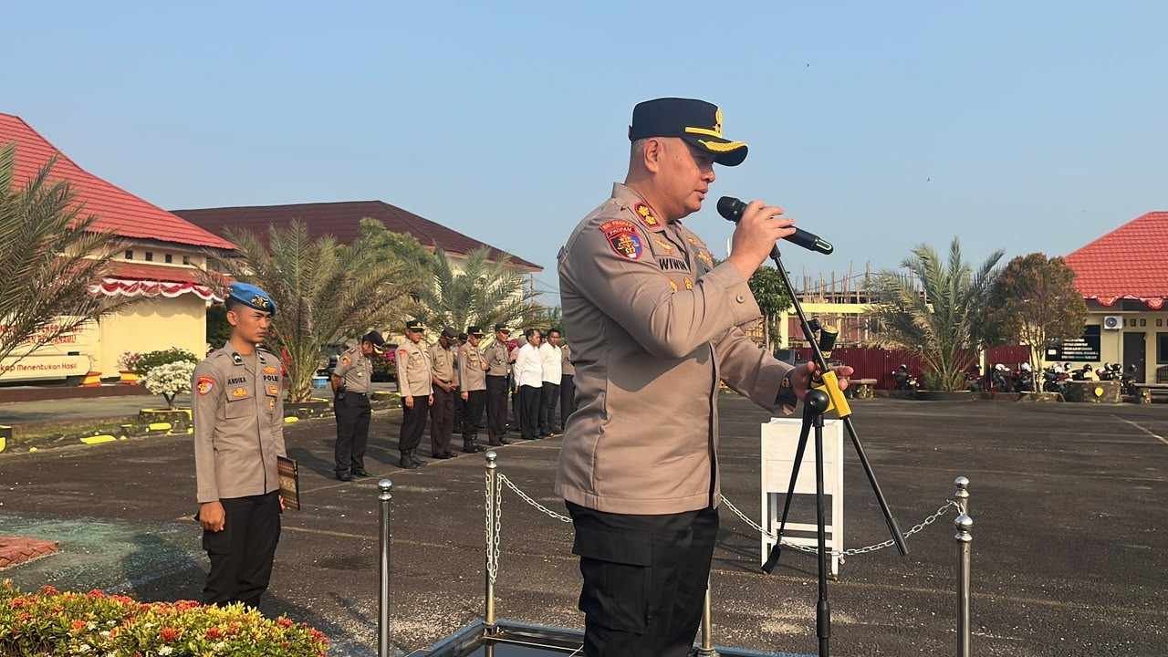Apel Perdana Kapolres Kaur, AKBP Wiwin Perkenalkan“GAGAH” sebagai Semangat Baru Polisi
