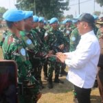 Misi Perdamaian Dunia Dimulai, Bupati Aep Lepas 287 Prajurit Yonif 305 Tengkorak ke Afrika Tengah