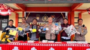 Polres Kaur Ungkap 5 Kasus Kriminal, 13 Paket Sabu Disita dan 8 Motor Knalpot Brong Ditindak