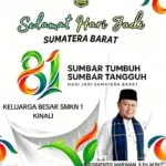 Keluarga Besar SMKN 1 Kinali Mengucapkan Selamat Hari Jadi Sumatera Barat ke-81