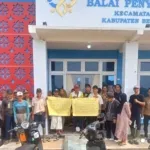 Ratusan warga Desa Urai Yang Terdampak Pembangunan Kota Terpadu Mandiri (KTM) unjuk rasa