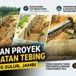 Proyek Turap Tebing Dituding Simpan Banyak Kejanggalan Teknis