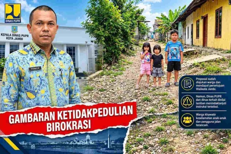 Jalan Lorong Arang Rusak Parah, Dinas PURP Dinilai Lamban dan Tutup mata
