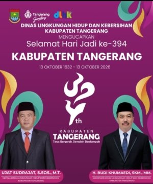 DLHK Kabupaten Tangerang Mengucapkan Selamat Hari Jadi ke- 394 “KABUPATEN TANGERANG”
