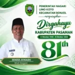 Pemerintah Nagari Limo Koto Kec. Bonjol Mengucapkan Dirgahayu Kab. Pasaman ke-81