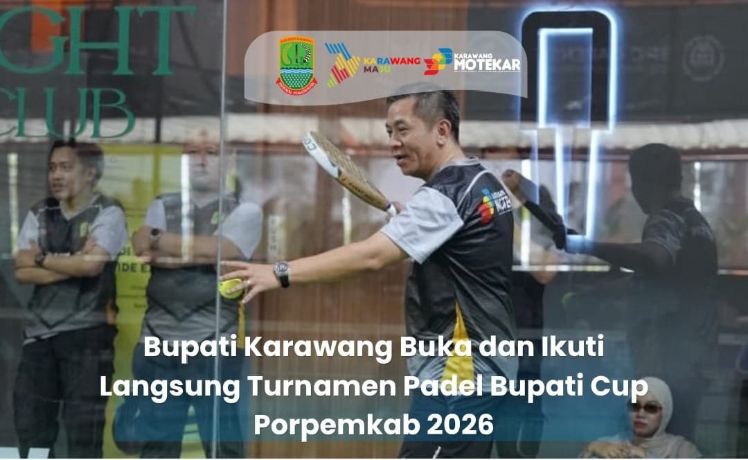 Bupati Karawang Buka Bupati Cup Padel, Turun Langsung dan Jadi Juara