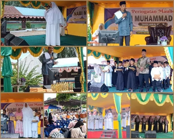 Penuh Khidmat, SDN 04 Asam Jawa Peringati Maulid Nabi Muhammad SAW 1448 H