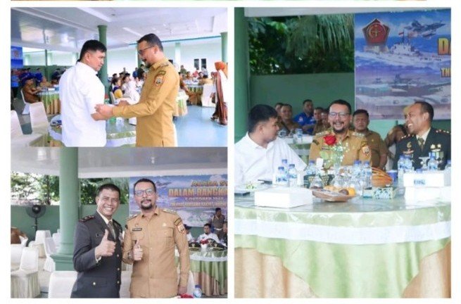 HUT ke-81 TNI, Bupati Labusel Fery Sahputra Tegaskan Sinergi dengan TNI