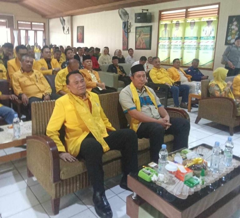 Kenang Masa Lalu Bersama Golkar, Wali Kota Pagaralam Ludi Oliansyah Buka Cerita di Musda VI