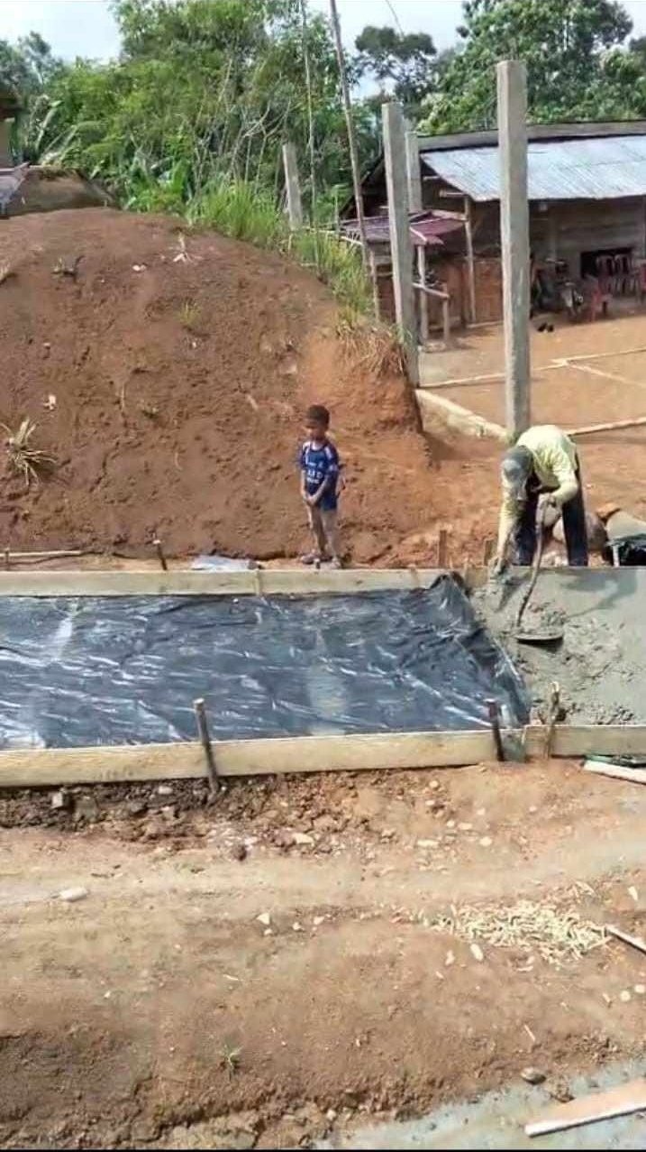 Pemerintah Desa Ulak Bandung Dongkrak Pembangunan dengan Peningkatan Rehab Rabat Beton Tahun 2026