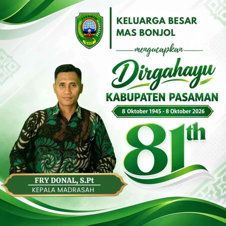 Keluarga Besar MAS Bonjol