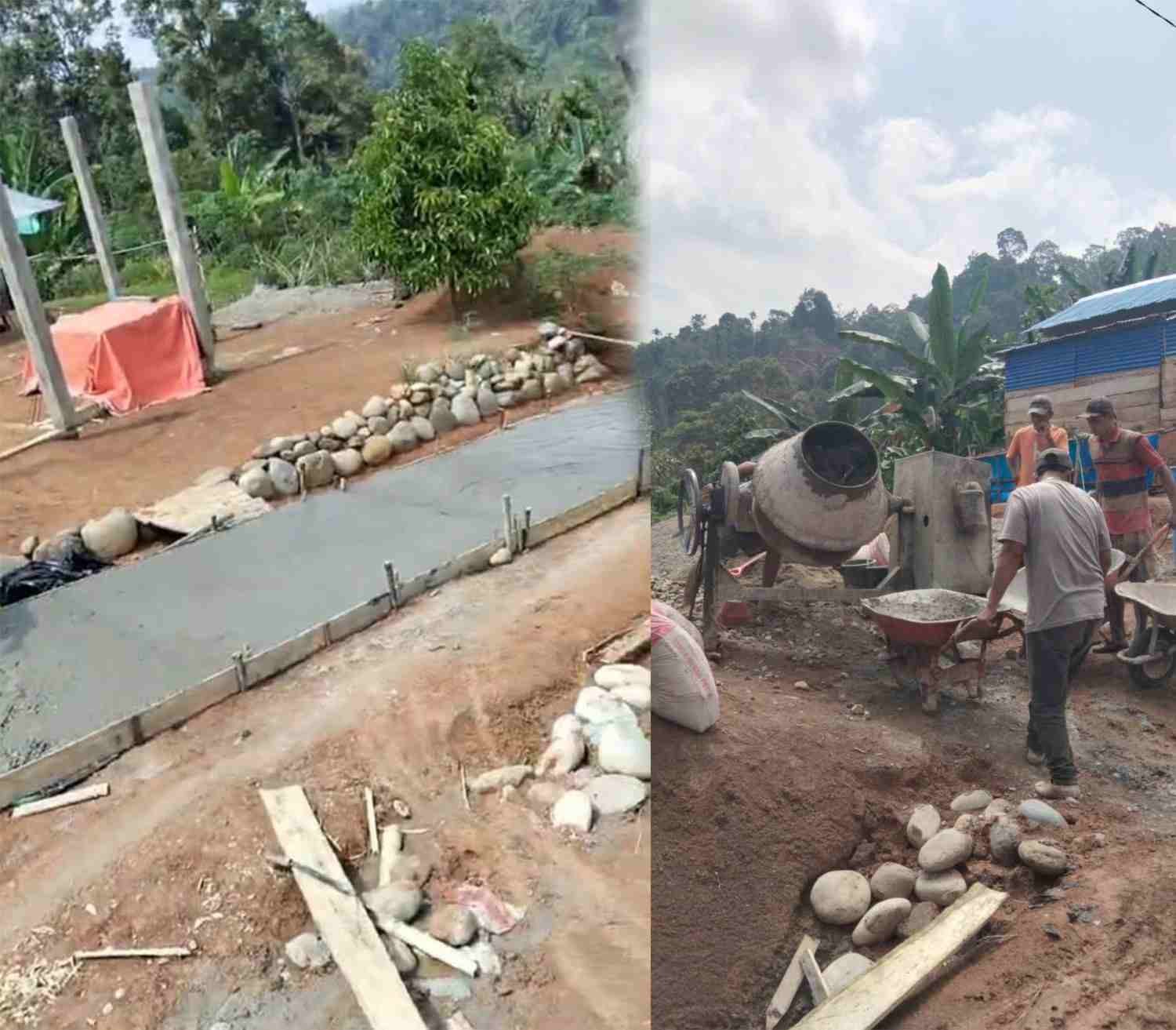 Pemerintah Desa Ulak Bandung Dongkrak Pembangunan dengan Peningkatan Rehab Rabat Beton Tahun 2026