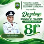 Pemerintah Nagari Lanksek Kodok Barat Mengucapkan Dirgahayu Kab. Pasaman ke-81